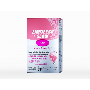 LIMITLESS GLOW HAIR FOR HEALTHY HAIR , SKIN & NAILS 30 FILM-COATED TABLETS